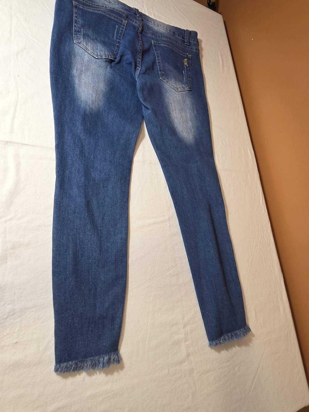 VIP Distressed Women's Blue Ripped Jeans - Picture 2 of 6